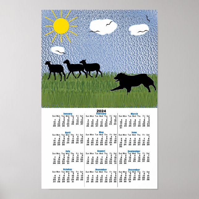 Affiche Herding - Driving the Sheep Aussie v3 2024 (Devant)