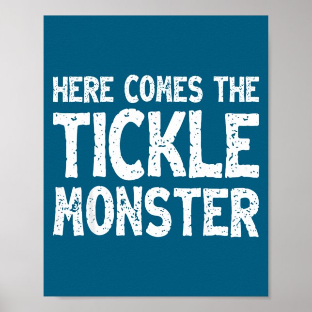 Affiche Here Comes The Tickle Monster Funny Tickling Laugh (Devant)