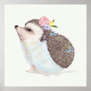 Affiche Hérisson adorable