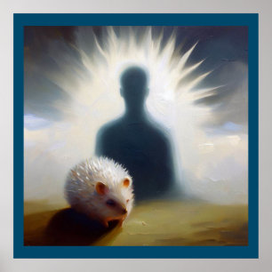 Affiche Hérisson animal Spirit 3