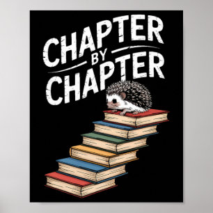 Affiche Hérisson Livre Grimpe Chapitre Par Chapitre Amusan