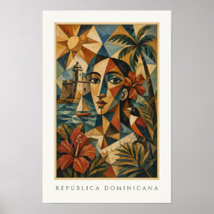 Affiche Héritage de la République dominicaine Voyage dan