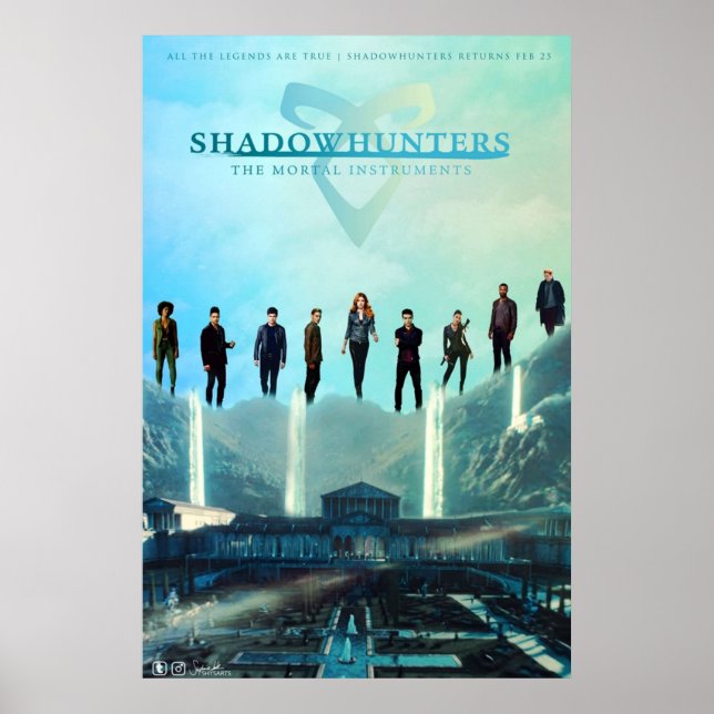 Affiche Héritage de Shadowhunters (Devant)