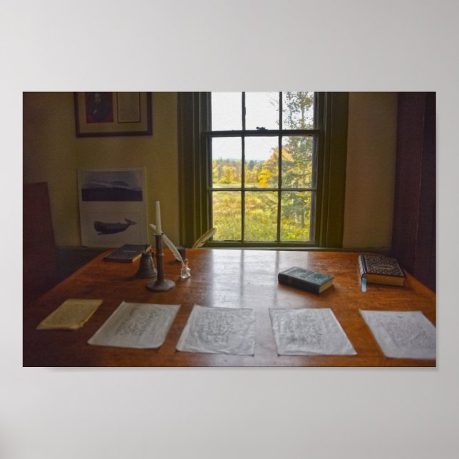 Affiche Herman Melville's Window, Massachusetts (Devant)