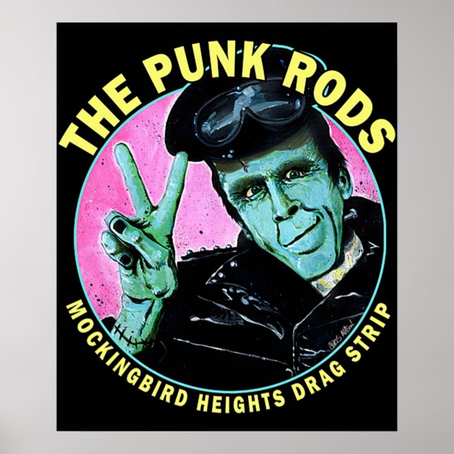 Affiche Herman Munster The Punk Rods (Devant)
