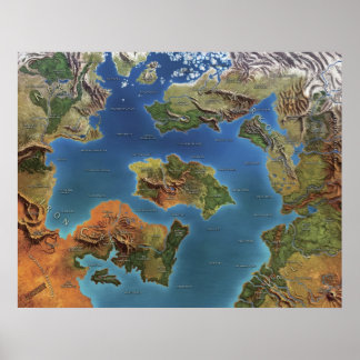 Affiche Héros De Nerath Jeu Carte Carte
