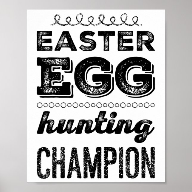 Affiche Héros de Pâques Champion de la chasse aux œufs de  (Devant)