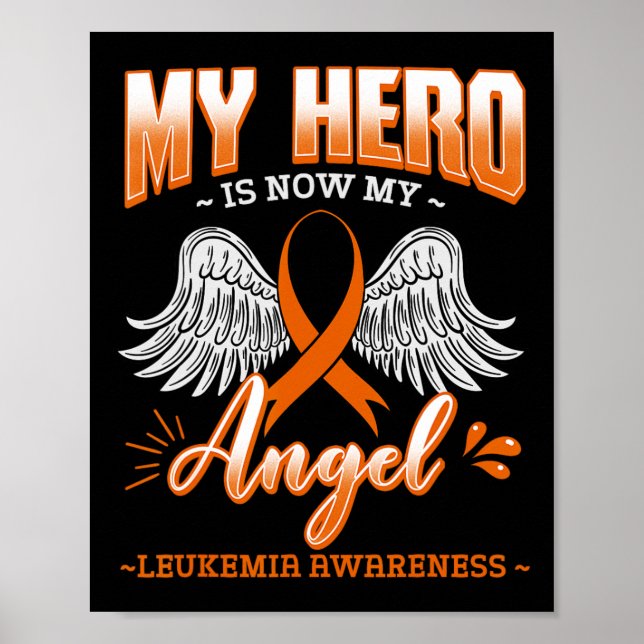 Affiche Héros Maintenant Mon Angle Leucémie Os Marrow Hema (Devant)