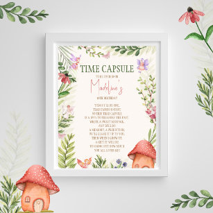 Affiche Heure Capsule Fairy Enchanted Forest 1er anniversa
