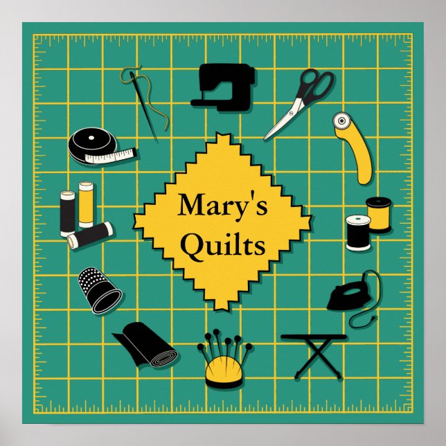 Affiche Heure de la surface composée Customiser le Étiquet (Devant)