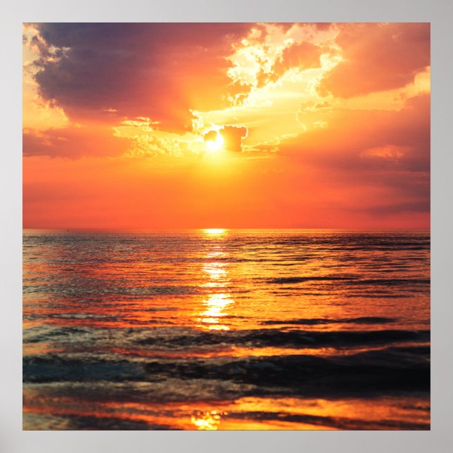 Affiche Heure d'or sur l'océan (Devant)