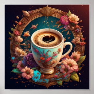 Affiche Heure du café