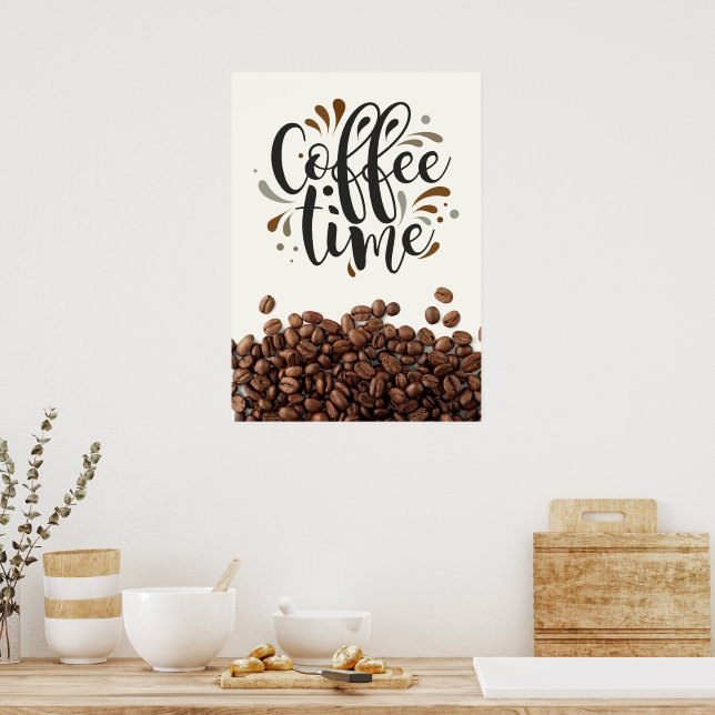 Affiche Heure du café (Cuisine)