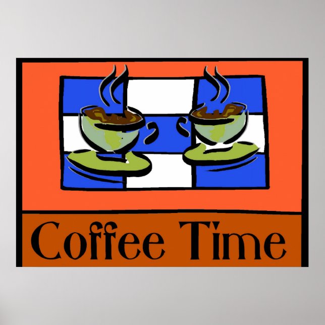 Affiche Heure du café (Devant)