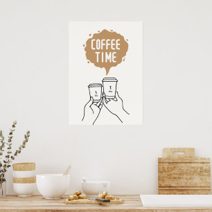 Affiche Heure du café
