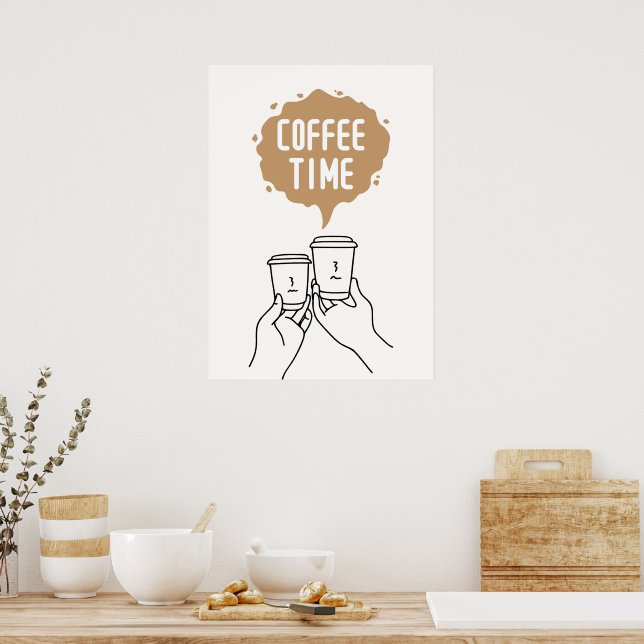 Affiche Heure du café (Cuisine)