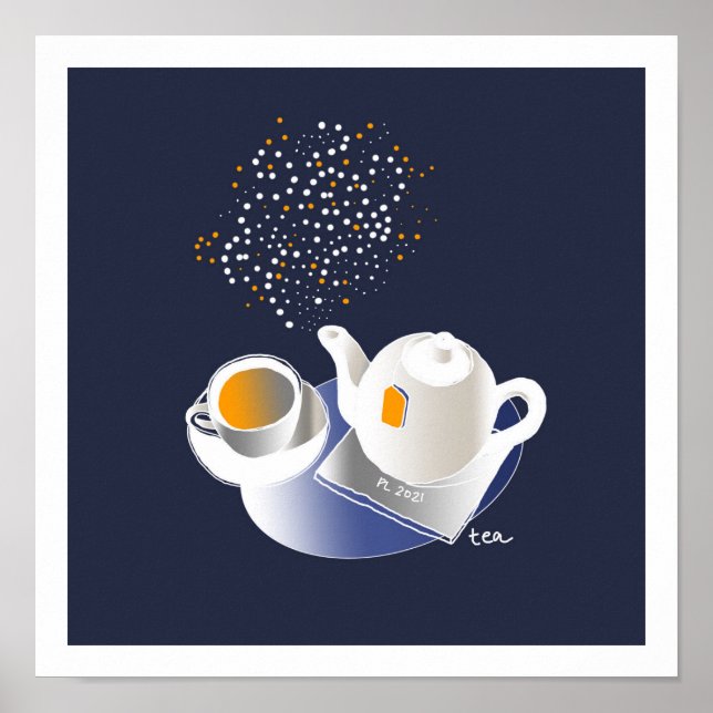 Affiche Heure du thé (Devant)