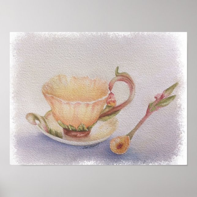 Affiche Heure du thé du matin (Devant)