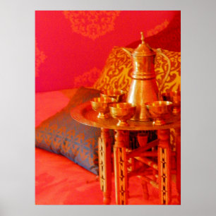 Affiche Heure du thé marocain