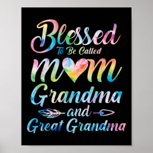 Affiche Heureux D'Être Appelé Maman Grand-Mère Grand Grand