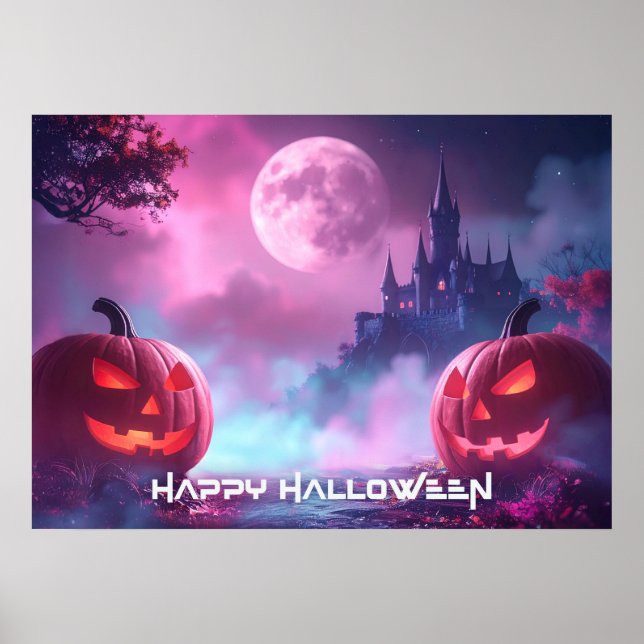 AFFICHE HEUREUX HALLOWEEN (Devant)