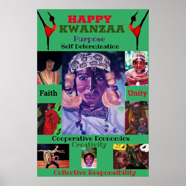 AFFICHE HEUREUX KAWANZAA