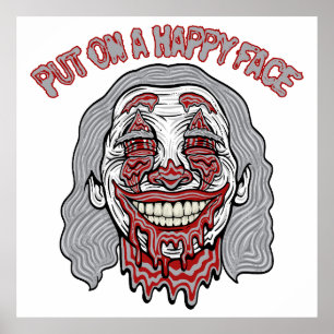 Affiche Heureux vilain visage