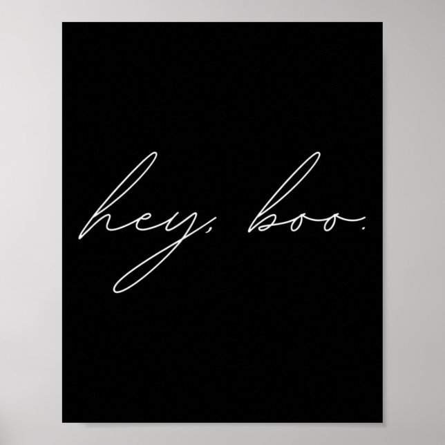 Affiche Hey Boo Halloween (Devant)