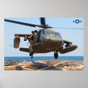 AFFICHE HH-60M BLACKHAWK