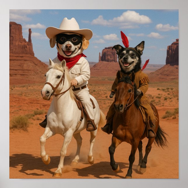 Affiche "Hi-Yo, Silver, Away!" (Devant)