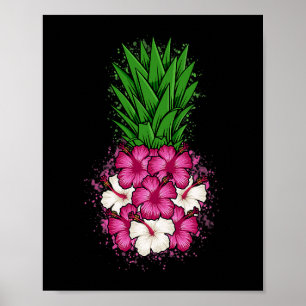 Affiche Hibiscus tropical Aloha Hawaii