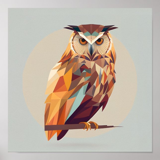 Affiche Hibou (Devant)