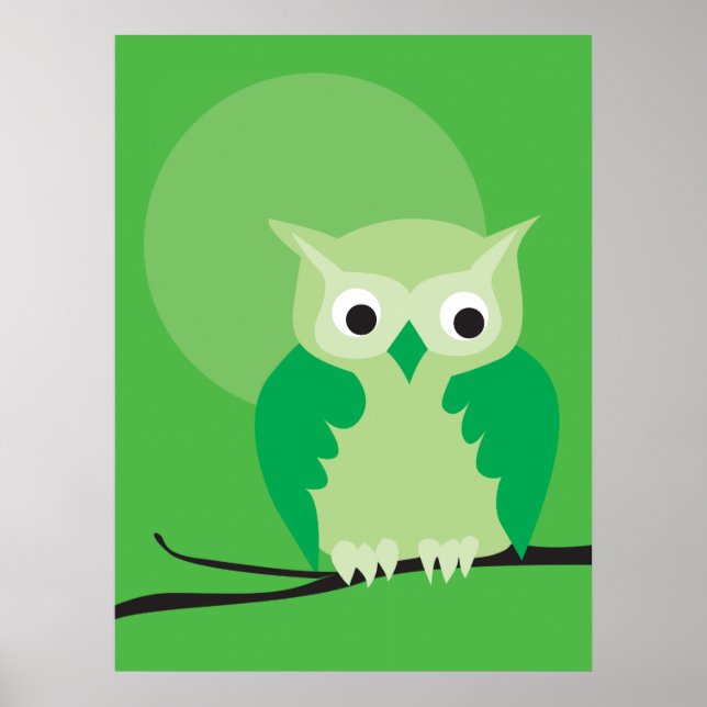 Affiche hibou 3 (Devant)