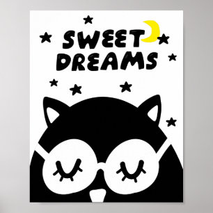 Affiche Hibou endormi