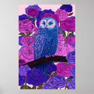 Affiche Hibou perspicace