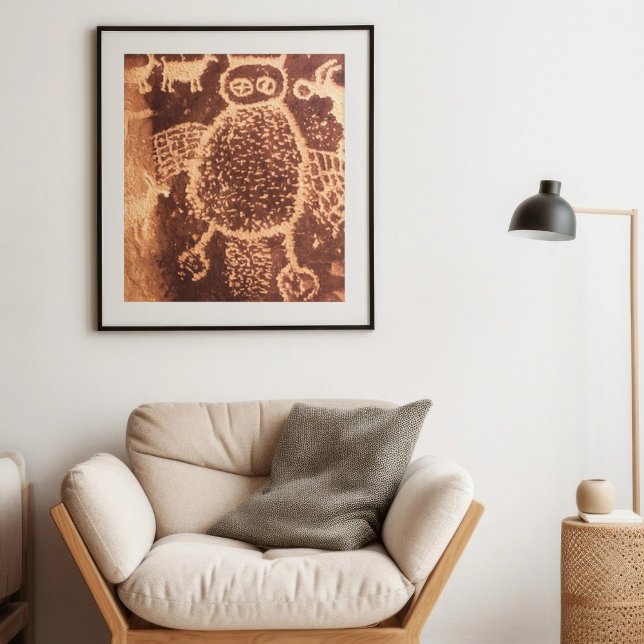 Affiche Hibou Pictograph Utah, canyon de 9 miles (Créateur téléchargé)