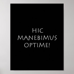Affiche Hic manebimus