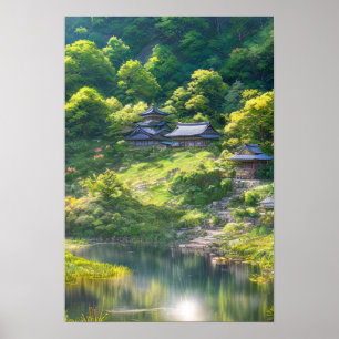 Affiche Hidden Hillside Haven, la campagne japonaise