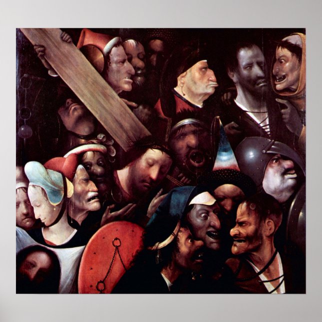 Affiche Hiéronymus Bosch-Crucifixion (Devant)