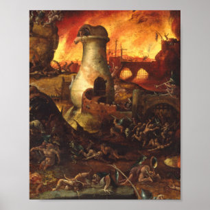 Affiche Hieronymus Bosch - Enfer