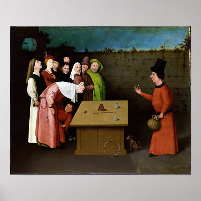 Affiche Hieronymus Bosch Le Conjuré (Devant)