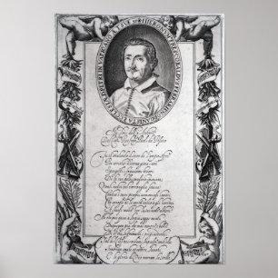 Affiche Hieronymus Frescobaldi, gravé par le chrétien