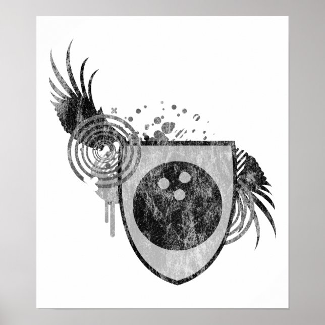 Affiche hifi bowling crest (Devant)