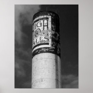 Affiche High Falls B&W Photograph Rochester NY