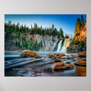 Affiche High Falls, parc Tettegouche, Minnesota