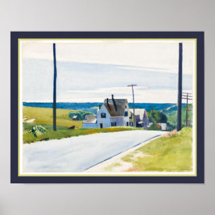 Affiche High Road 1931 par Edward Hopper