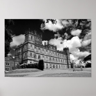 Affiche Highclere Castle Downton Abbey Angleterre Royaume-