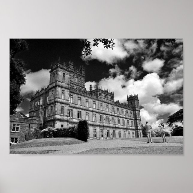 Affiche Highclere Castle Downton Abbey Angleterre Royaume- (Devant)