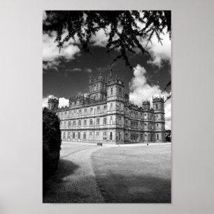Affiche Highclere Castle Downton Abbey England UK