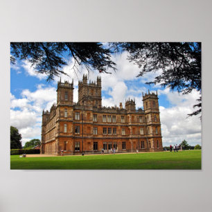 Affiche Highclere Castle Downton Abbey England UK